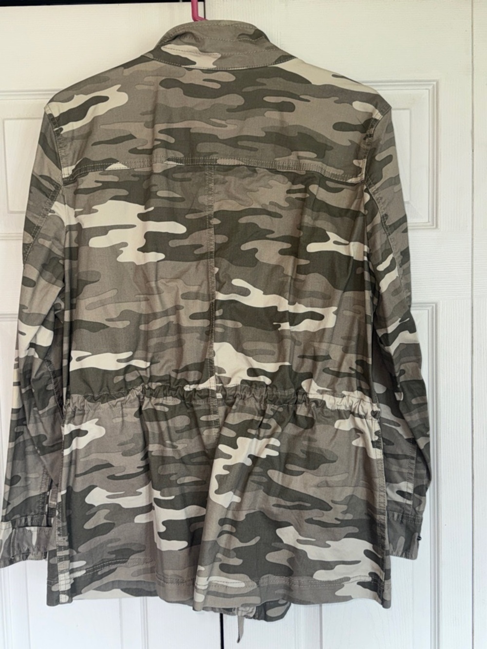 Style & Company Lightweight Camo Jacket - Beige - Picture 9 of 11